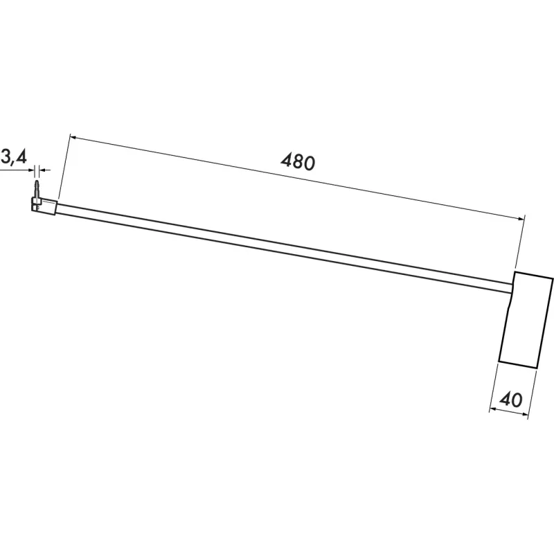 Spot Luminaire Beam pour Illume Duo (30 cm) Artiteq 66 - Cimaise Tableau 