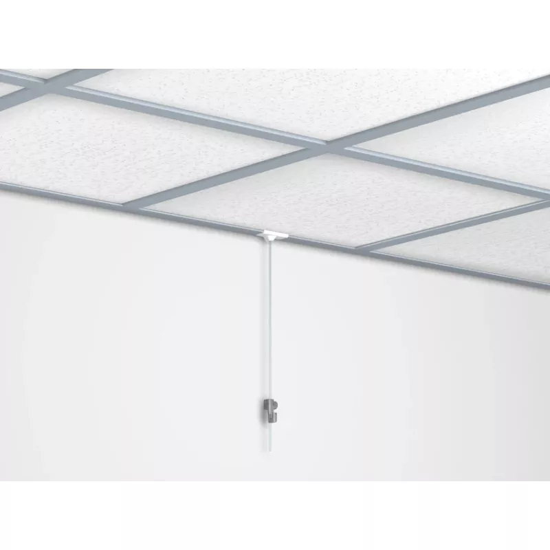 Attaches de suspension blanches pour faux plafond 4kg ARTI TEQ 3 - Cimaise Tableau 