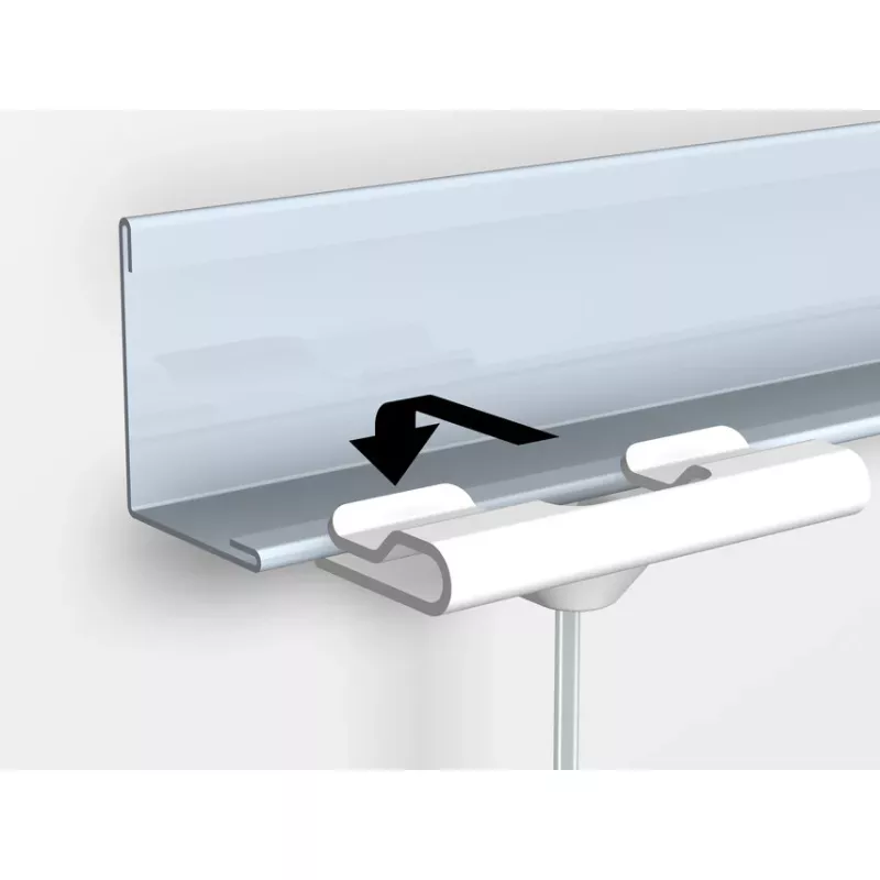 Attaches de suspension blanches pour faux plafond 4kg ARTI TEQ 5 - Cimaise Tableau 