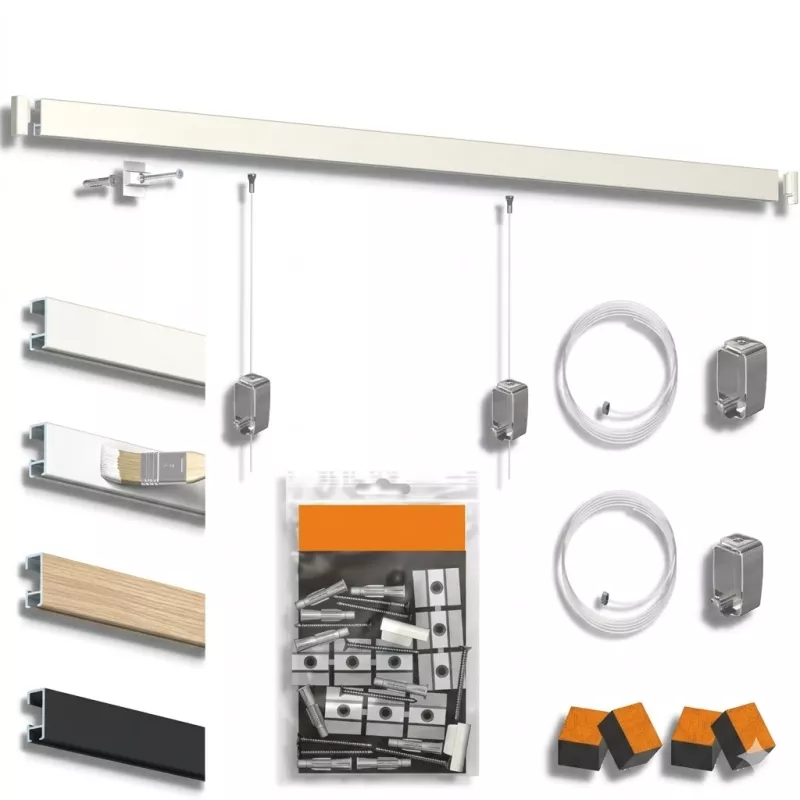 Click Rail Artiteq ECO Stuhlpaket - système d'accrochage et décoration