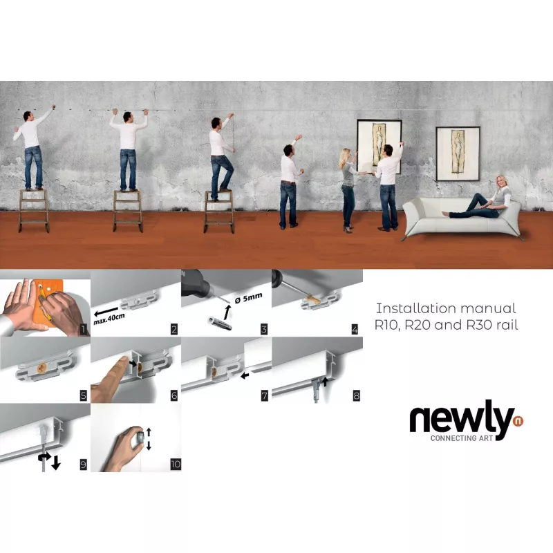 R10 Newly PREMIUM chair rail pack Newly 3 - Cimaise Tableau 