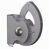 Gancio antifurto per asta 4 x 4 mm (100 kg ) - fissaggio a binario per quadri Artiteq ARTI TEQ 2 - Cimaise Tableau 