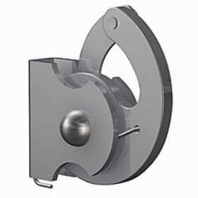Anti-theft hook for 4 x 4 mm rod (100 kg) - picture rail fixing for artiteq painting ARTI TEQ 2 - Cimaise Tableau