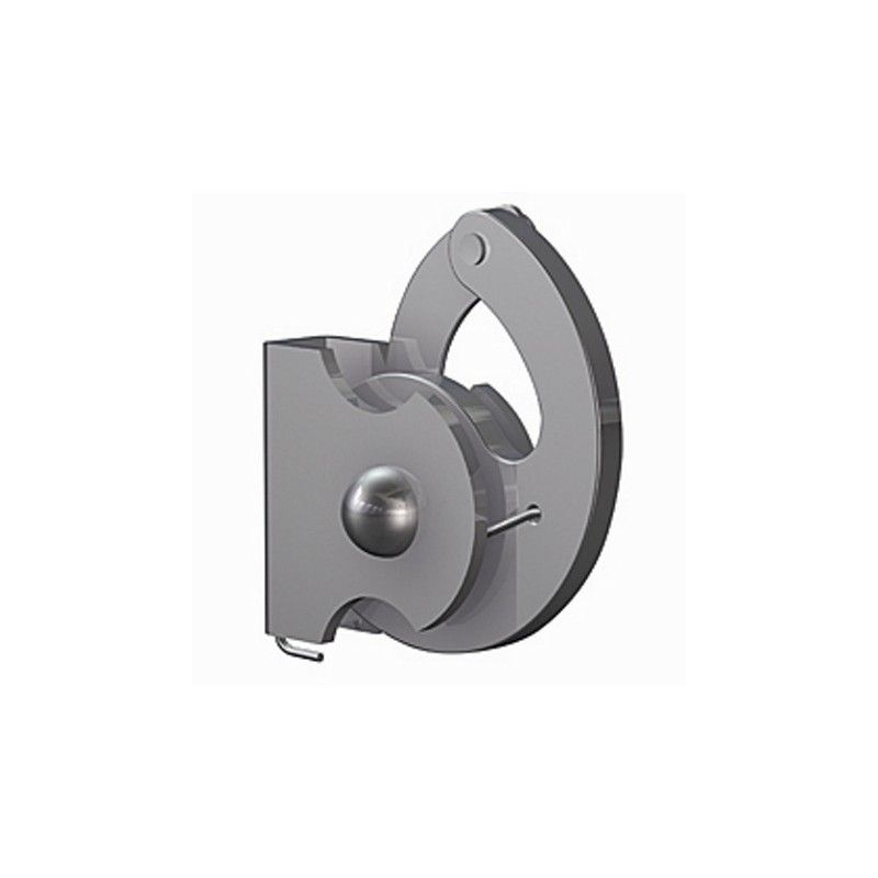 Anti-theft hook for 4 x 4 mm rod (100 kg) - picture rail fixing for artiteq painting ARTI TEQ 2 - Cimaise Tableau 