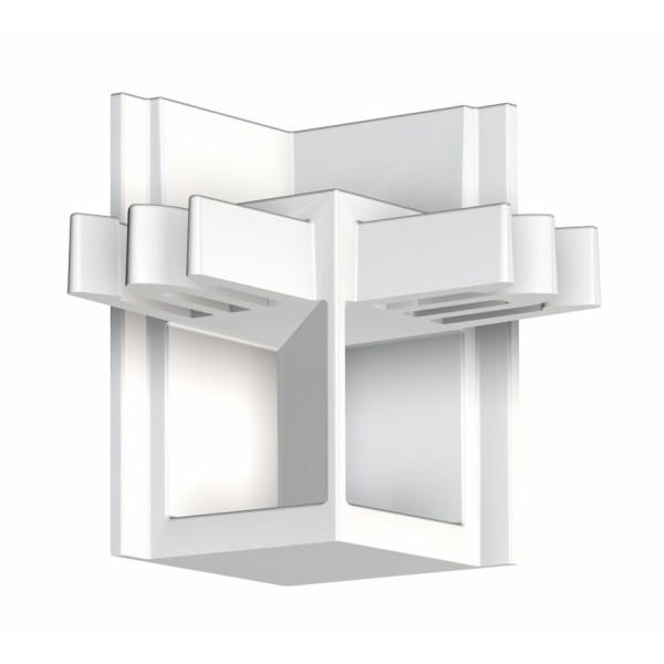 Mini click rail R10 corner connector - hanging picture rail newly Newly 2 - Cimaise Tableau 