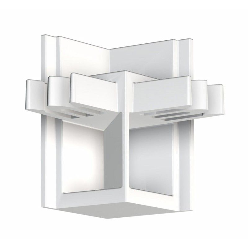 Mini conexión de esquina para carril de silla R10 con riel de clic - riel para colgar cuadros nuevo Newly 2 - Cimaise Tableau 
