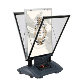Stop trottoir Wind Pro A1, avec éclairage à LED et pied flotta M&T DISPLAYS 2 - Cimaise Tableau