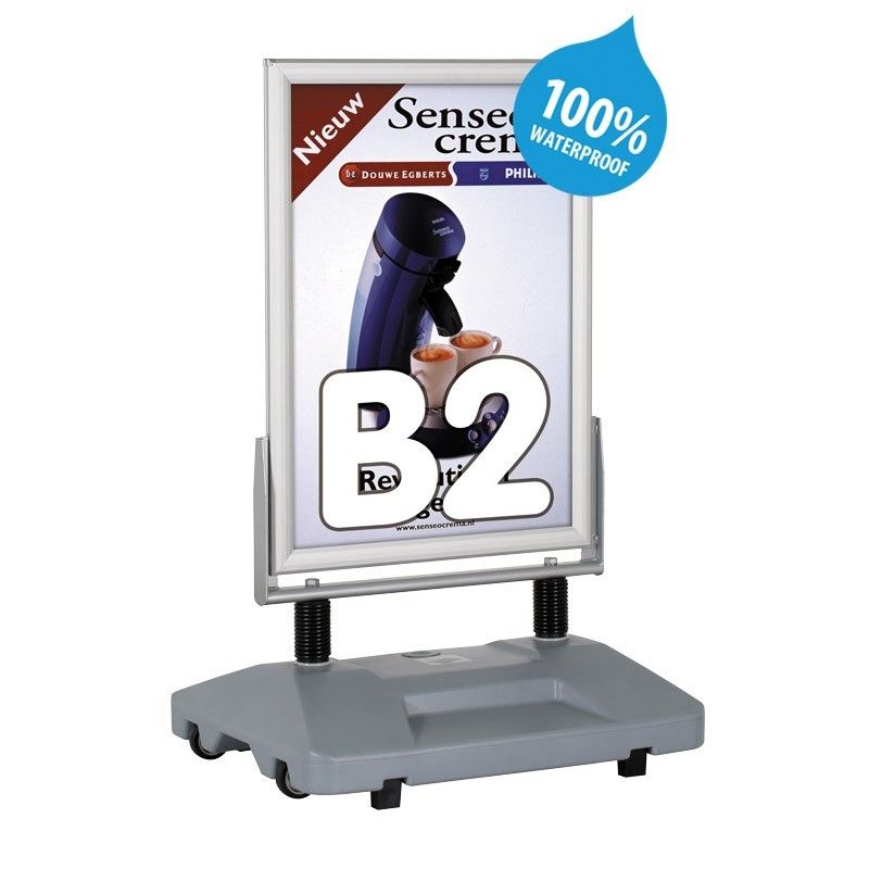 Stop marciapiede Rollerbase ECO Windmaster M&T DISPLAYS 2 - Cimaise Tableau