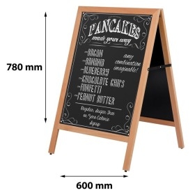 Caballo a la acera de madera M&T DISPLAYS 2 - Cimaise Tableau