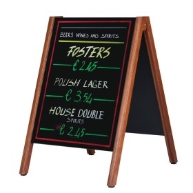 Horseshoe Holzkreide, faltbar, doppelseitig M&T DISPLAYS 2 - Cimaise Tableau