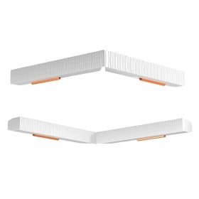Set-Kit-Anschluss (gerade und abgewinkelte Verbindung) ARTI TEQ 2 - Cimaise Tableau