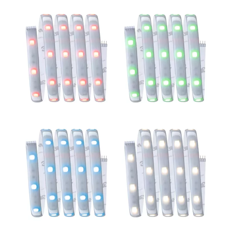 MaxLED 250 LED -Streifen + - Basisset - RGBW - Beschichtet - IP44 - 1,5 m - 10 W