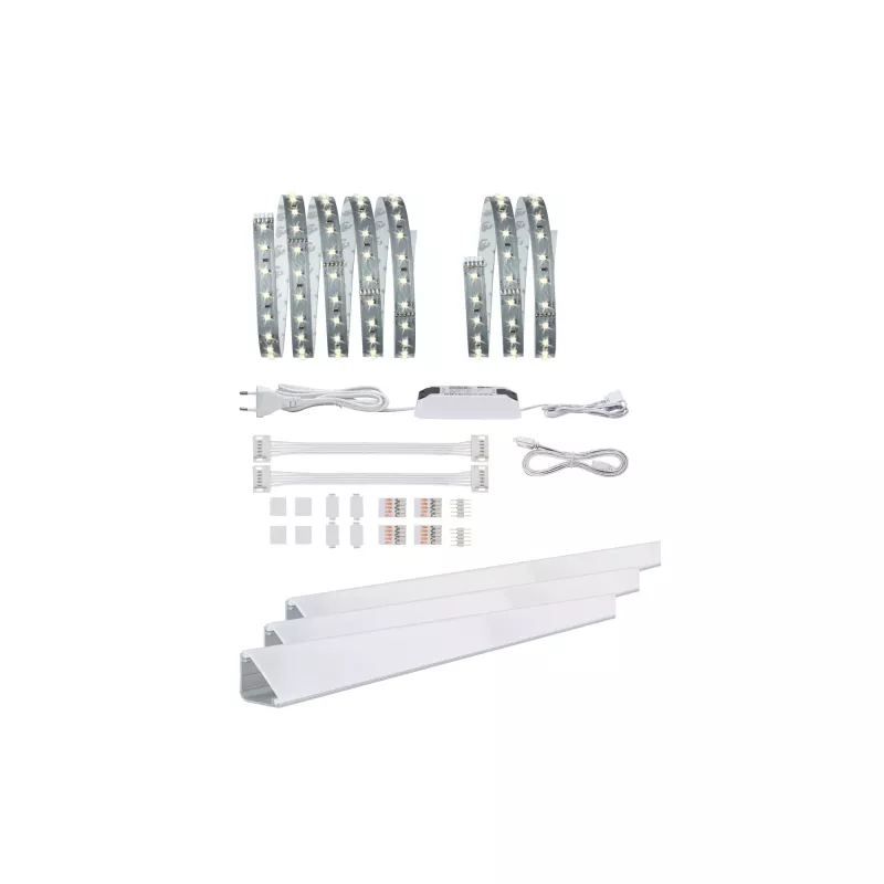 MaxLED 500 Kit Cuisine Comfort Élément supérieur 1,5m 9W 550lm/m 2700K 20VA - système d'accrochage et décoration