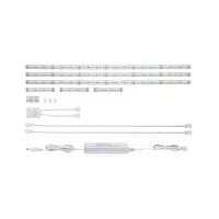 MaxLED 500 Strip LED Kit de base Kit de cuisine 3x 1,8m revêtue 3x3,1W / 3x0,6W 172lm/m 2700K 20VA - système d'accrochage et décoration - détail 1