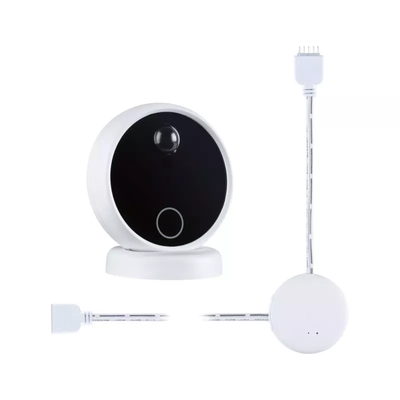 MaxLED Zubehör Kabellose PIR- und Touch-Fernbedienung – Basisset – Weiß – Schwarz - système d'accrochage et décoration