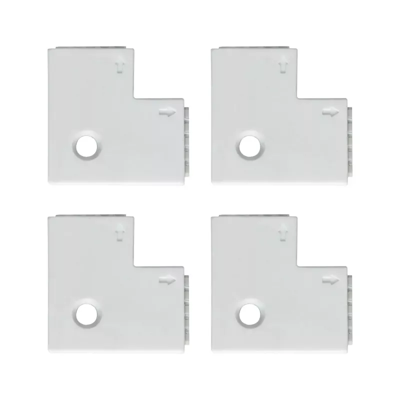 Conector de esquina MaxLED Accessories 25x25mm máx. 144W Blanco - système d'accrochage et décoration