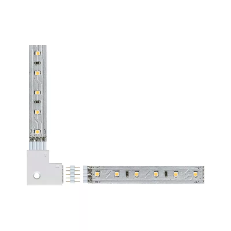 Conector de esquina MaxLED Accessories 25x25mm máx. 144W Blanco