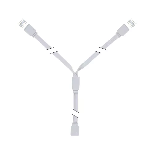 Conector en Y blanco para accesorios MaxLED