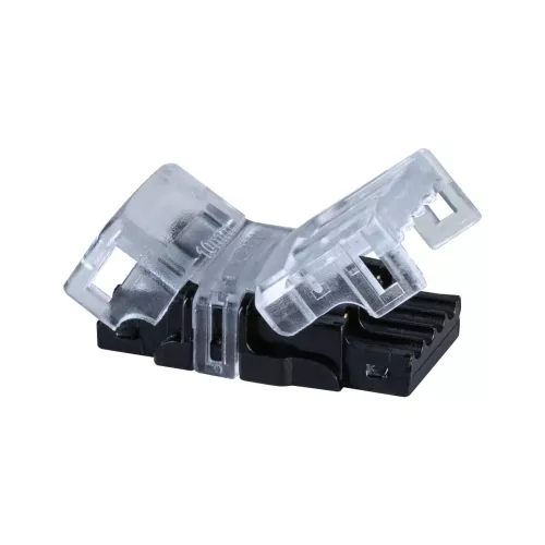 Pro Strip Schnellverbinder, einfarbig, 15 x 24,5 mm, max. 120 W, transparent, schwarz