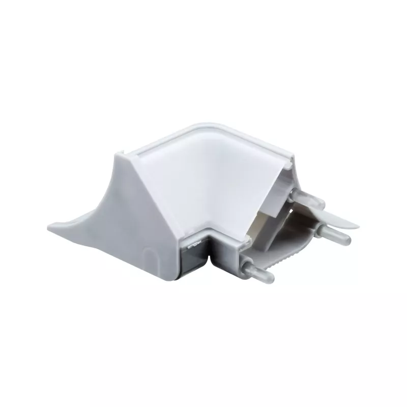 LED Strip Profile Corner Connector Outside Edge – Pack of 2 Gray - système d'accrochage et décoration