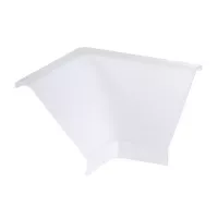 Conector de esquina para perfil de tira LED Delta – Paquete de 2 unidades, acabado satinado - système d'accrochage et décoration - détail 1