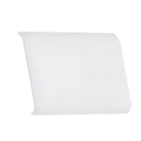 Cubierta para conector de perfil de tira LED Delta – Paquete de 4 unidades, acabado satinado - système d'accrochage et décoration - détail 1