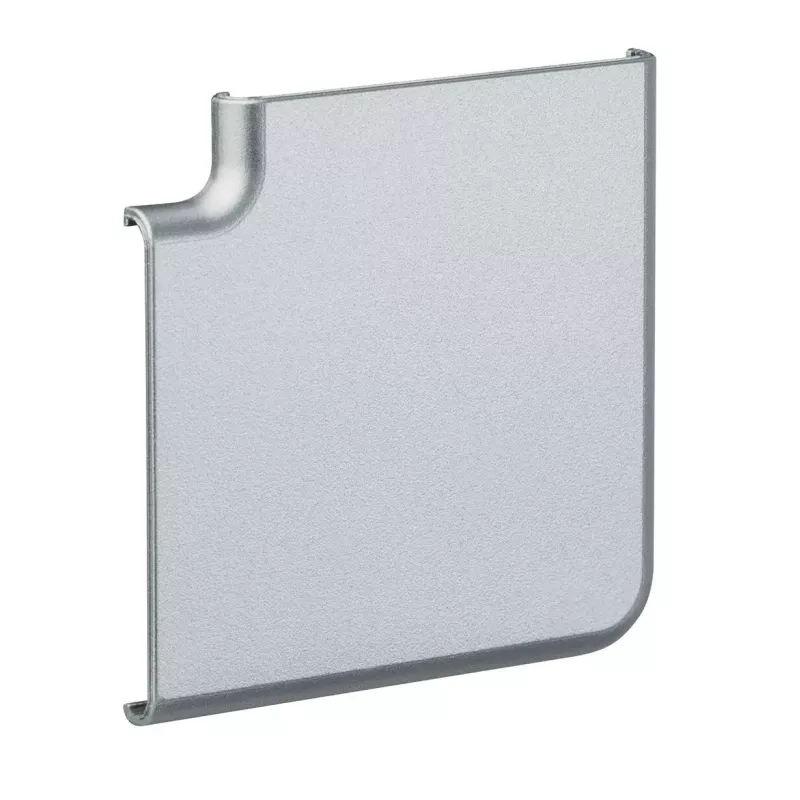 Conector de esquina de 90° para perfil de tira LED doble – Paquete de 2 unidades, aluminio mate - système d'accrochage et décoration