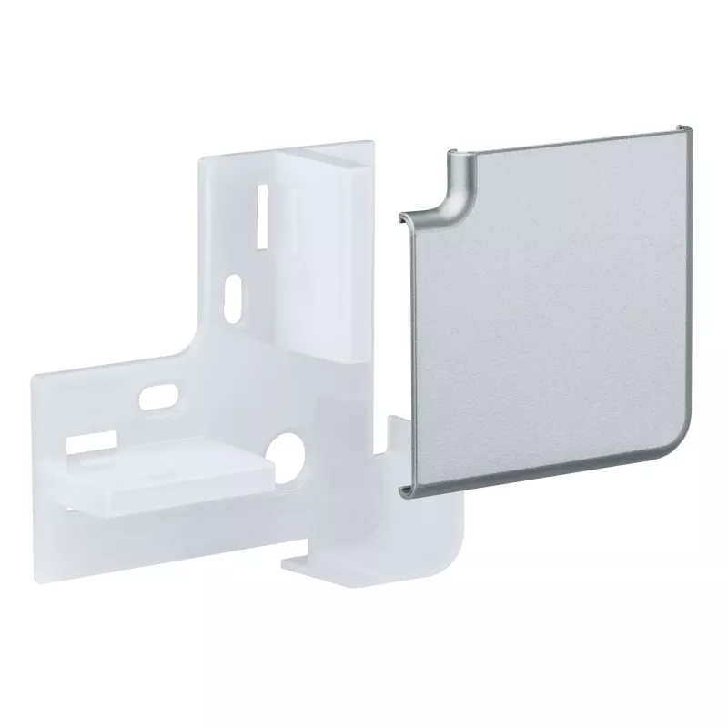 Duo LED Strip Profile 90° Corner Connector – Pack of 2 Matte Aluminum