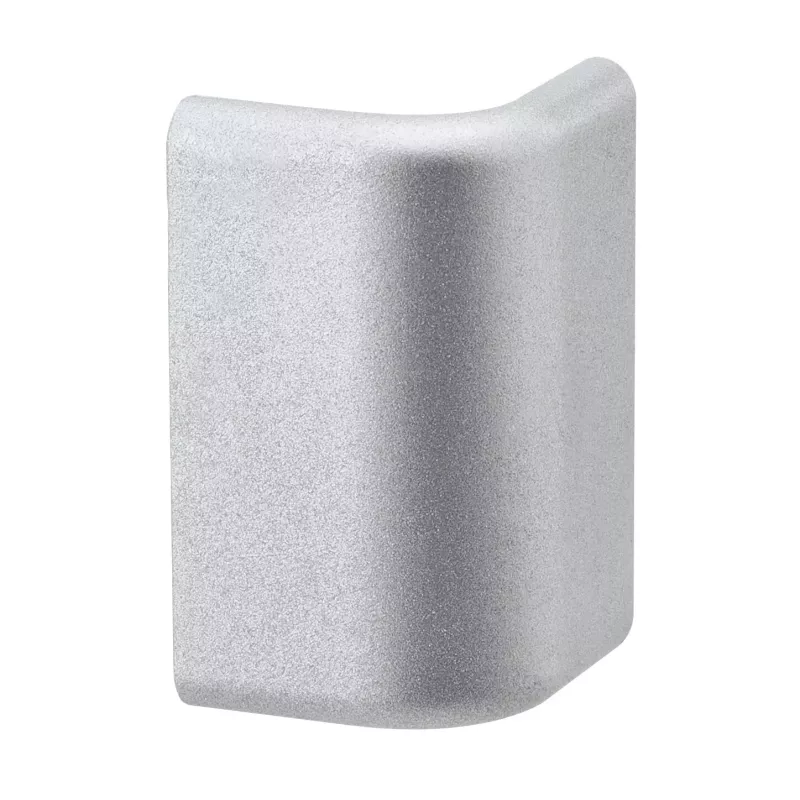 Duo LED Streifen-Profilverbinder-Endkappe – 2er-Pack, mattes Aluminium - système d'accrochage et décoration