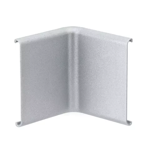 Duo LED Streifen-Profil-Inneneckverbinder – 2er-Pack, mattes Aluminium