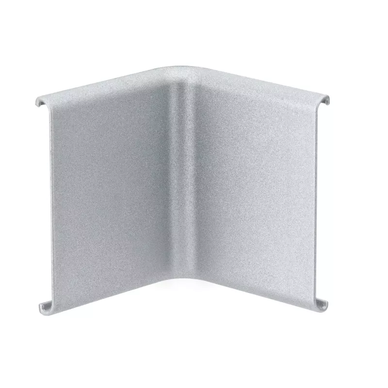 Duo LED Strip Profile Inside Corner Connector – Pack of 2 Matte Aluminum - système d'accrochage et décoration
