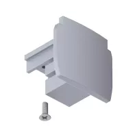 ProRail3 - Kit de conectores finales de 1 unidad, 35x32,5 mm - Paulmann - système d'accrochage et décoration - détail 1