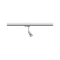 ProRail3 - Purell GU10 track spotlight, max. 10W, dimmable, 230V, Silver - Paulmann - système d'accrochage et décoration - détail 4