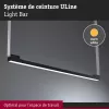 ULine - Barra de luz LED tipo foco 1025lm 18,5W 650x29mm 3000K Negra - Paulmann PAULMANN 5 - Cimaise Tableau 