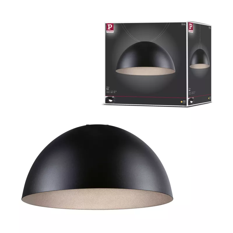 ULine - Luminaire en suspension LED Bol 300mm 12W Noir - Paulmann