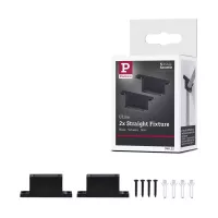 ULine - Accessoires Support de sangle droit Kit de 2 Noir - Paulmann - système d'accrochage et décoration - détail 11