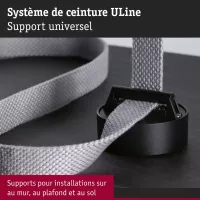 ULine - Accessoires Support de sangle universel Noir - Paulmann - système d'accrochage et décoration - détail 5