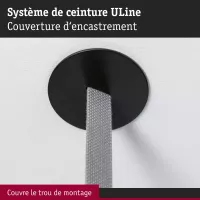 ULine - Accesorios de cubierta empotrada negra - Paulmann - système d'accrochage et décoration - détail 5