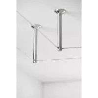 Kabelsystem-Montagesatz, Winkelhalterung/Aufhängung, verchromt - Paulmann - système d'accrochage et décoration - détail 2
