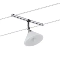 Sistema de cableado Colmar, foco individual GU4, máx. 10 W, regulable, 12 V, cromo satinado - Paulmann - système d'accrochage et décoration - détail 4