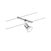 Système sur câbles Spice SaltLED Kit de base GU5,3 max. 5x10W gradable 230/12V Chrome mat - Paulmann PAULMANN 3 - Cimaise Tablea
