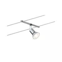 Système sur câbles Spice SaltLED Kit de base GU5,3 max. 5x10W gradable 230/12V Chrome mat - Paulmann - système d'accrochage et décoration - détail 3