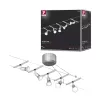 Kit básico de sistema de cableado LED Spice SaltLED GU5.3 máx. 5x10W regulable 230/12V Cromo mate - Paulmann PAULMANN 8 - Cimais