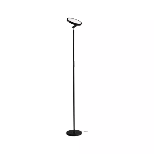 Lámpara de pie LED blanca regulable Caneta, 1750 mm, 1300 lm, 20 W, color negro - Paulmann