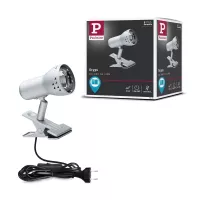 Spot à pince Gryps Acier brossé 230V E14 - Paulmann - système d'accrochage et décoration - détail 5