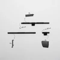 Info Rail Variation Set – set de présentation modulable - système d'accrochage et décoration - détail 1