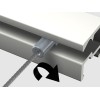 Twister steel wires - 2 mm (INSERT FROM BELOW) - hanging picture rails artiteq ARTI TEQ 4 - Cimaise Tableau