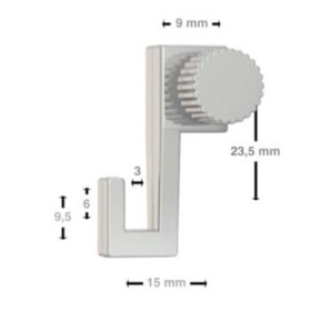 Crochet leger 4 kg - suspention cimaises tableaux artiteq ARTI TEQ 3 - Cimaise Tableau