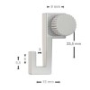 Crochet leger 4 kg - suspention cimaises tableaux artiteq ARTI TEQ 3 - Cimaise Tableau 