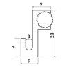 Gancio per quadri leggero kg - Sistema di sospensione per quadri Artiteq ARTI TEQ 6 - Cimaise Tableau 
